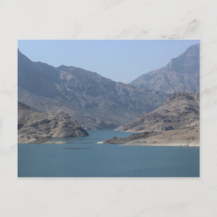Oman - Landschaft - See Postkarte