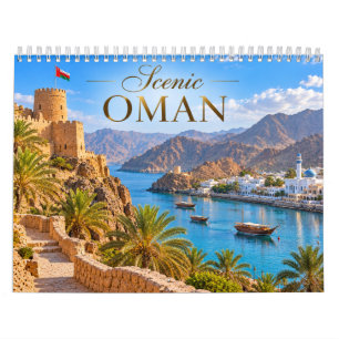 Oman Landschaften Kalender