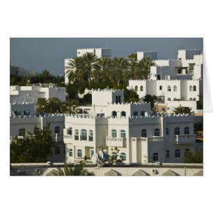 Oman, Maskat, Qurm. Gebäude des Qurm-Gebiets /