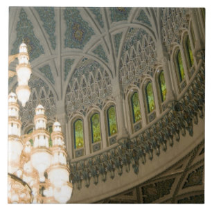 Oman, Maskat, Sultan-Qabus-Moschee Fliese