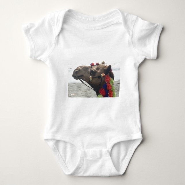Oman Muscat Camel Foto Art Print Baby Strampler (Vorderseite)