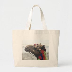 Oman Muscat Camel Foto Art Print Jumbo Stoffbeutel