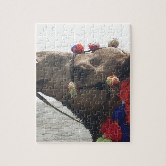 Oman Muscat Camel Foto Art Print Puzzle (Vertikal)