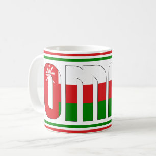 Oman National Flag Patriotic Kaffeetasse
