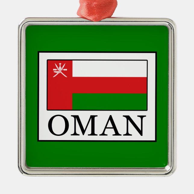 Oman Ornament Aus Metall (Vorne)
