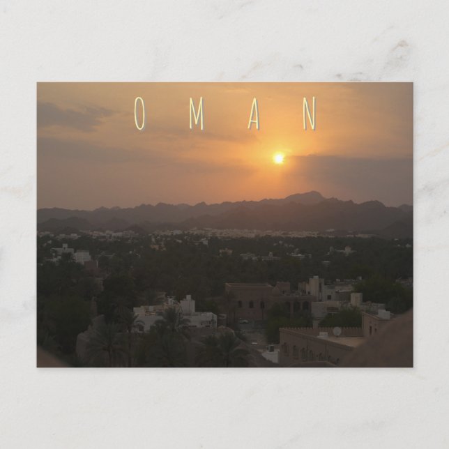 Oman Postkarte (Vorderseite)