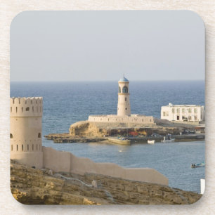 Oman, Region Sharqiya, Sur. Türme von Al Ayajh Untersetzer