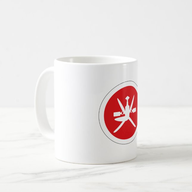 Oman roundel kaffeetasse (Vorderseite Links)