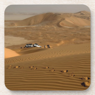Oman, Rub Al Khali-Wüste, Fahren auf den Dünen Getränkeuntersetzer