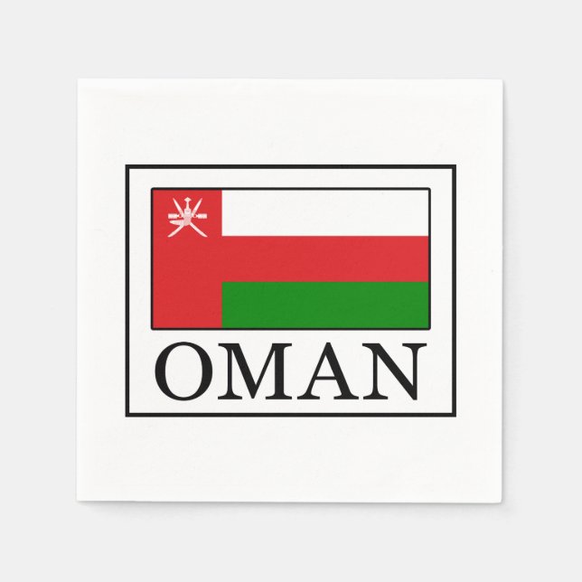 Oman Serviette (Vorderseite)
