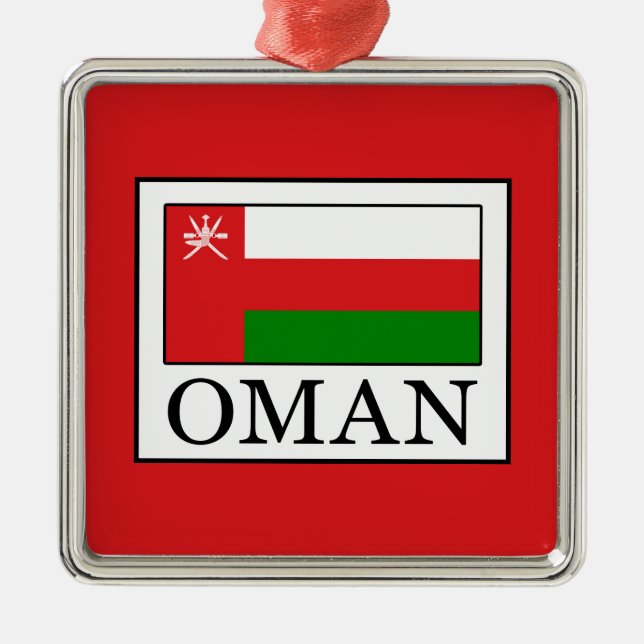 Oman Silbernes Ornament (Vorne)