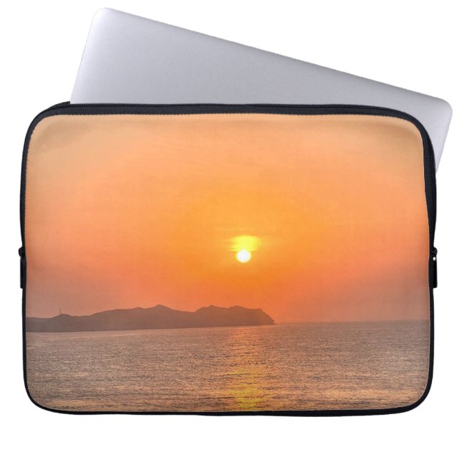 Oman Sunset vom Schiff Laptopschutzhülle (Vorderseite)