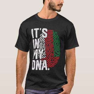 Oman Wurzeln Flagge Fingerabdruck Grafik Patriotis T-Shirt