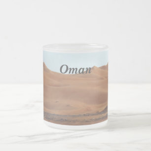Oman-Wüste Mattglastasse