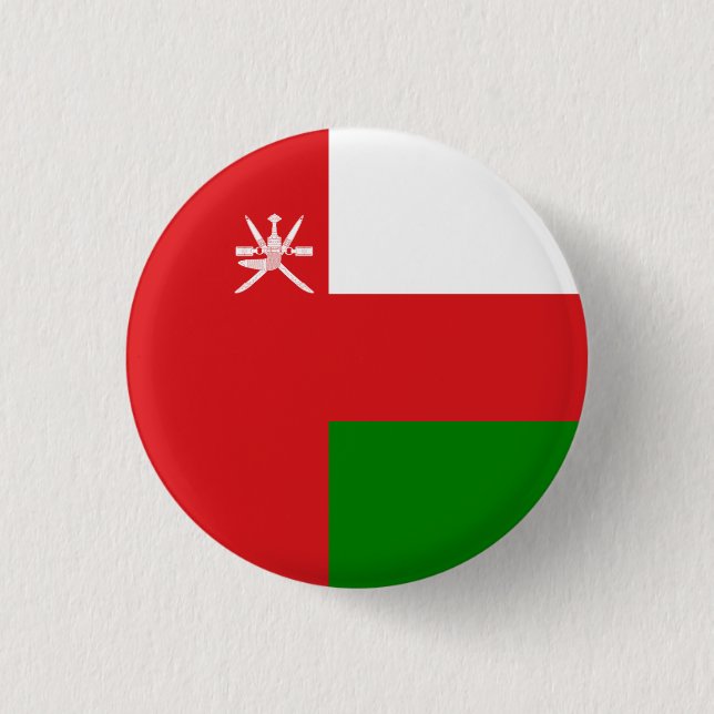Omani-Flagge, Flagge Button (Vorderseite)