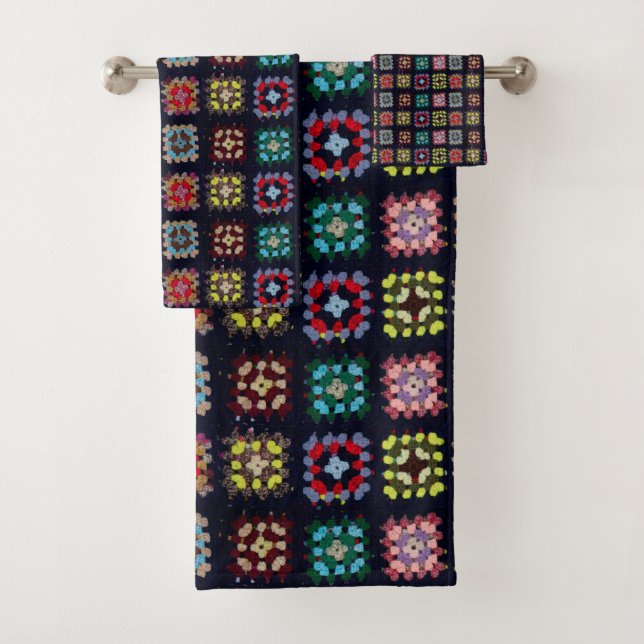 Omaquadrate Badhandtuch Set (Insitu)