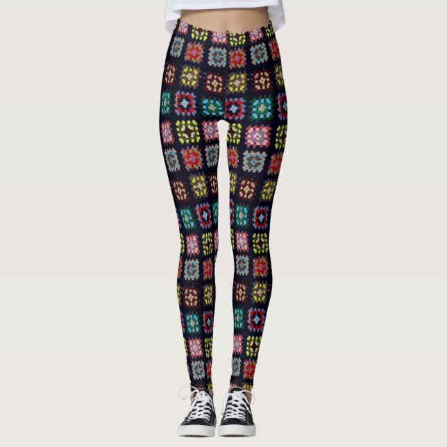 Omaquadrate Leggings (Vorderseite)