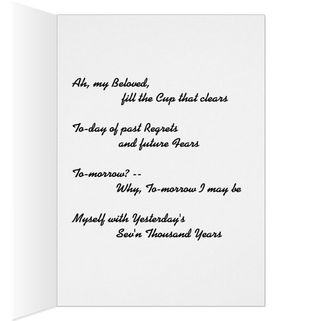 Omar Khayyam (Innen (Rechts))