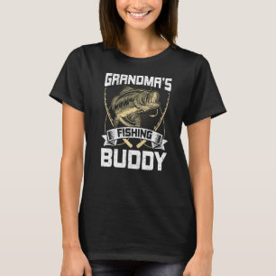 Omas Angel beim Fliegenfischen T-Shirt