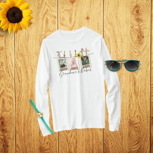 Oma's Babies Clothesline Fotos von Kindern T-Shirt