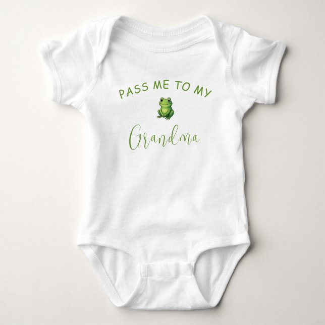 Omas Baby-Shirt Baby Strampler (Vorderseite)
