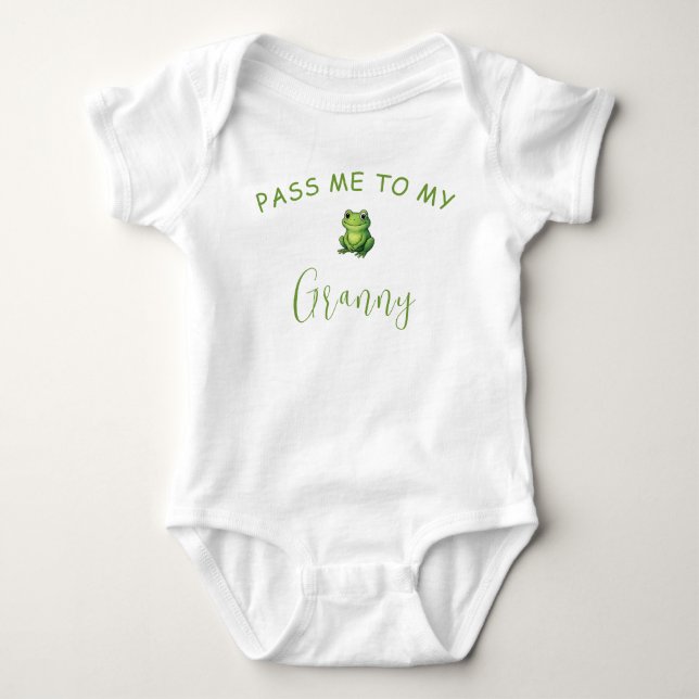 Omas Baby-Shirt Baby Strampler (Vorderseite)