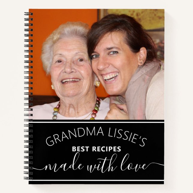 Oma's Best Recipes Foto Kochbuch Notizbuch (Vorderseite)