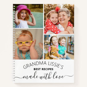 Oma's Best Recipes Kochbuch 5 FotoCollage Notizbuch