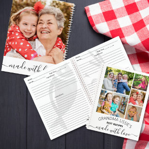 Oma's Best Recipes Kochbuch 6 FotoCollage Notizbuch