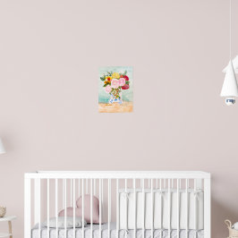 Omas Blumen Poster