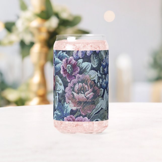 Omas Blumenmuster-Sofabild Dosenglas (Insitu (Hochzeit))