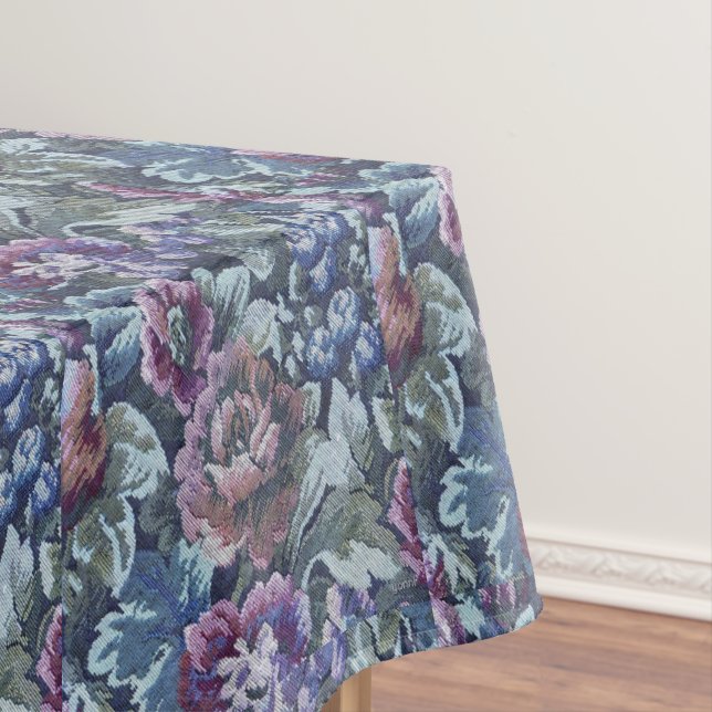 Omas Blumenmuster-Sofabild Tischdecke (Beispiel)