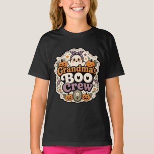 Omas Boo-Crew Süßer Halloween-Geist Retro T-Shirt