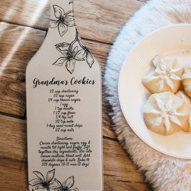 Oma's Christmas Recipe Bauernhof Schneidebrett (Von Creator hochgeladen)