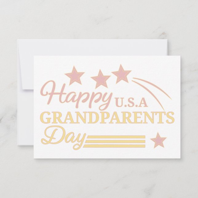 Oma's Day Vintag Abzeichen Design Dankeskarte (Rückseite)