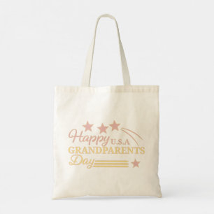 Oma's Day Vintag Abzeichen Design Tragetasche