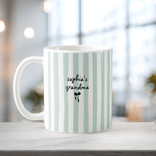 Omas des neuen Babys benutzerdefinierter Name Salb Kaffeetasse