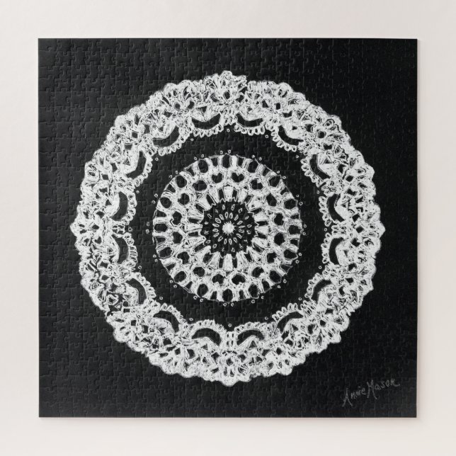 Oma's Doily Puzzle (Vertikal)
