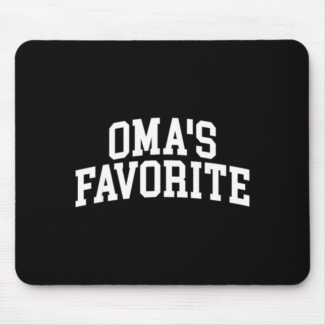 Oma's Favorite Grandkids  Mousepad (Vorne)