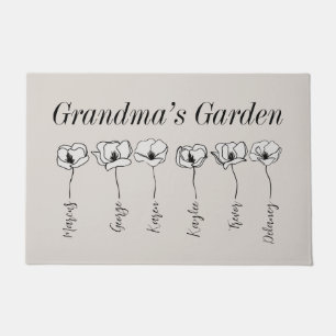 Oma's Garden Magnolia Blume Custom Großkind Fußmatte