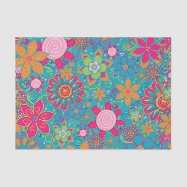 Oma's Garden-TISSUE WRAPPING PAPIER 05 (Vorderseite)