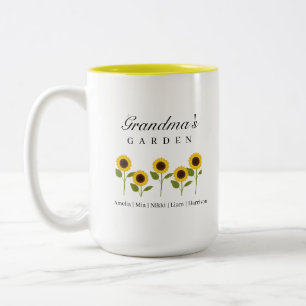 Omas Garten Sonnenblumen Kaffeetasse