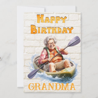 Oma's Geburtstag Feiertagskarte