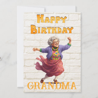 Oma's Geburtstag Feiertagskarte