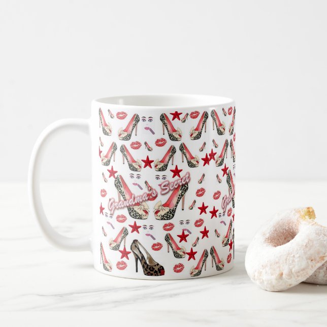 Omas Geheimnis-Tasse Kaffeetasse (Mit Donut)