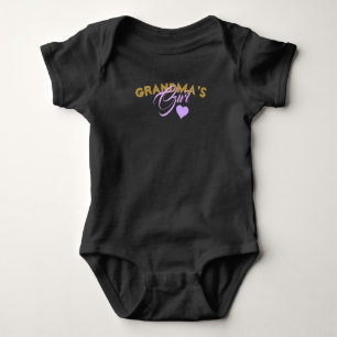 Oma's Girl - Baby Jersey Bodysuit Baby Strampler