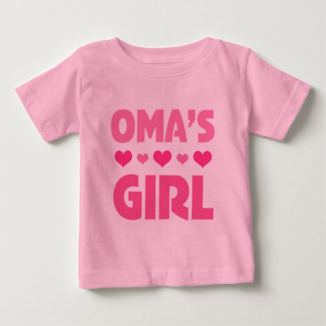 Oma's Girl Bären Mädchen Tutu T-Shirt (Vorderseite)