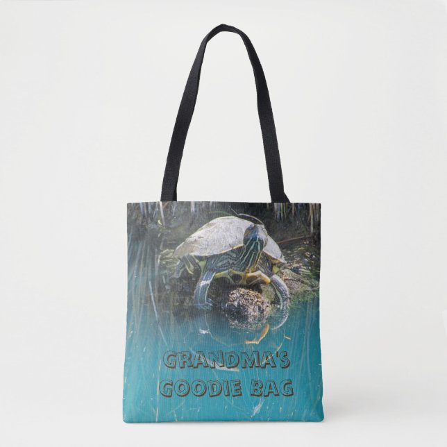 Oma's Goodie Bag Unique Turtle Foto Animal (Vorderseite)