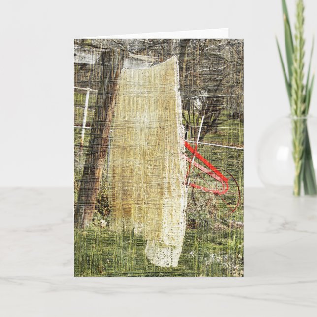 Oma's Handmade Blanket Karte (Vorderseite)