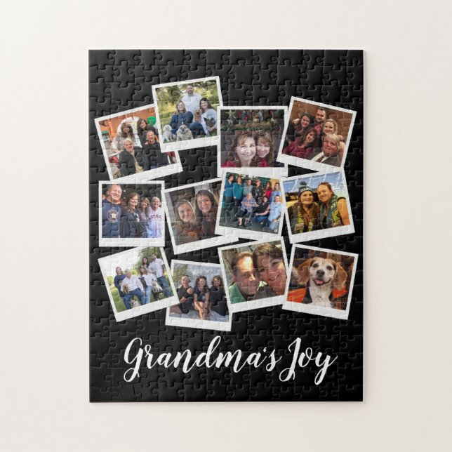 Oma's Joy Foto Frame Collage Modern Trendy Puzzle (Vertikal)